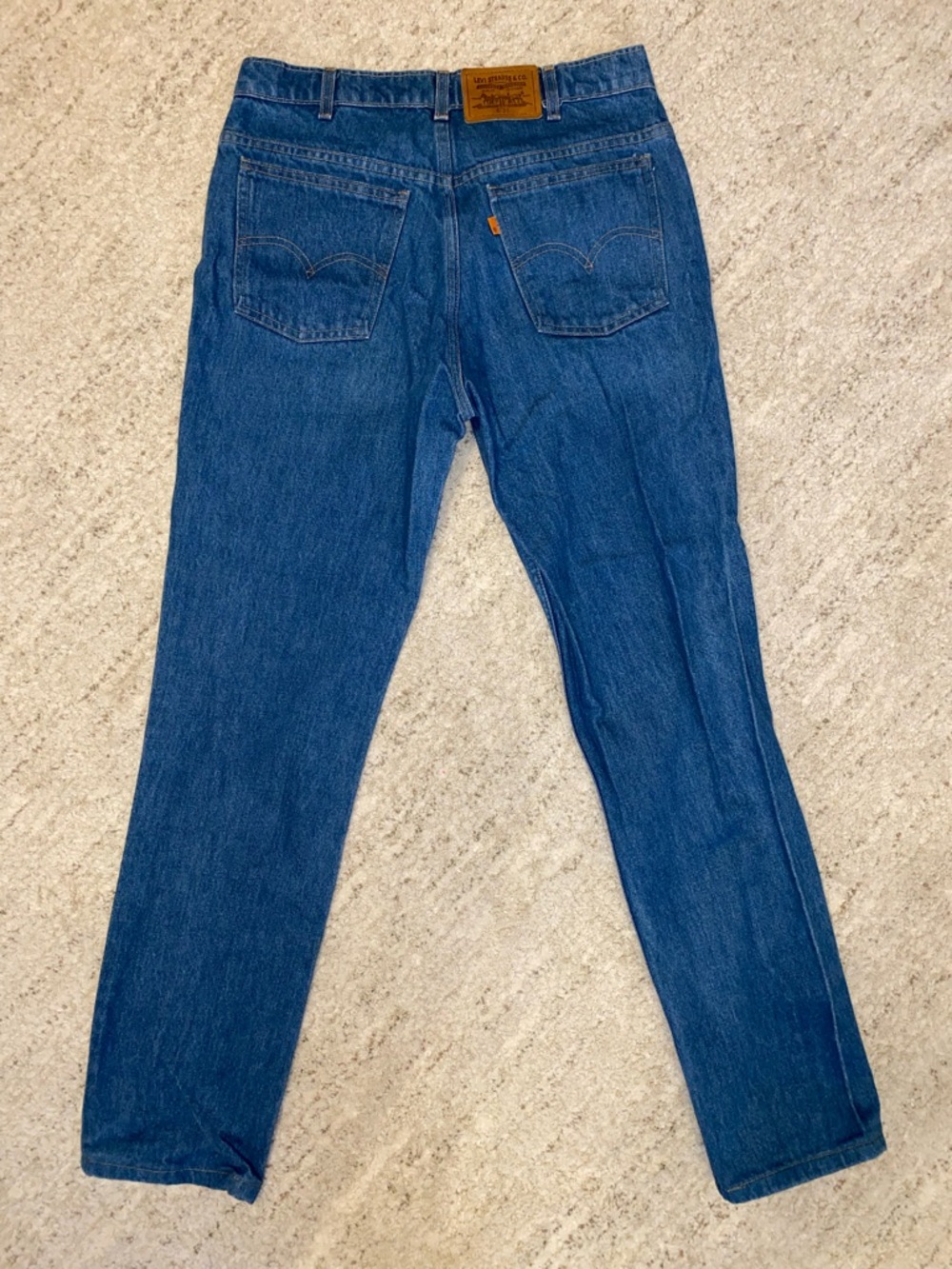Vintage Levi’s 631 Straight Leg Yellow Tag Classic Denim Blue Jeans 31" Waist - Picture 11 of 14